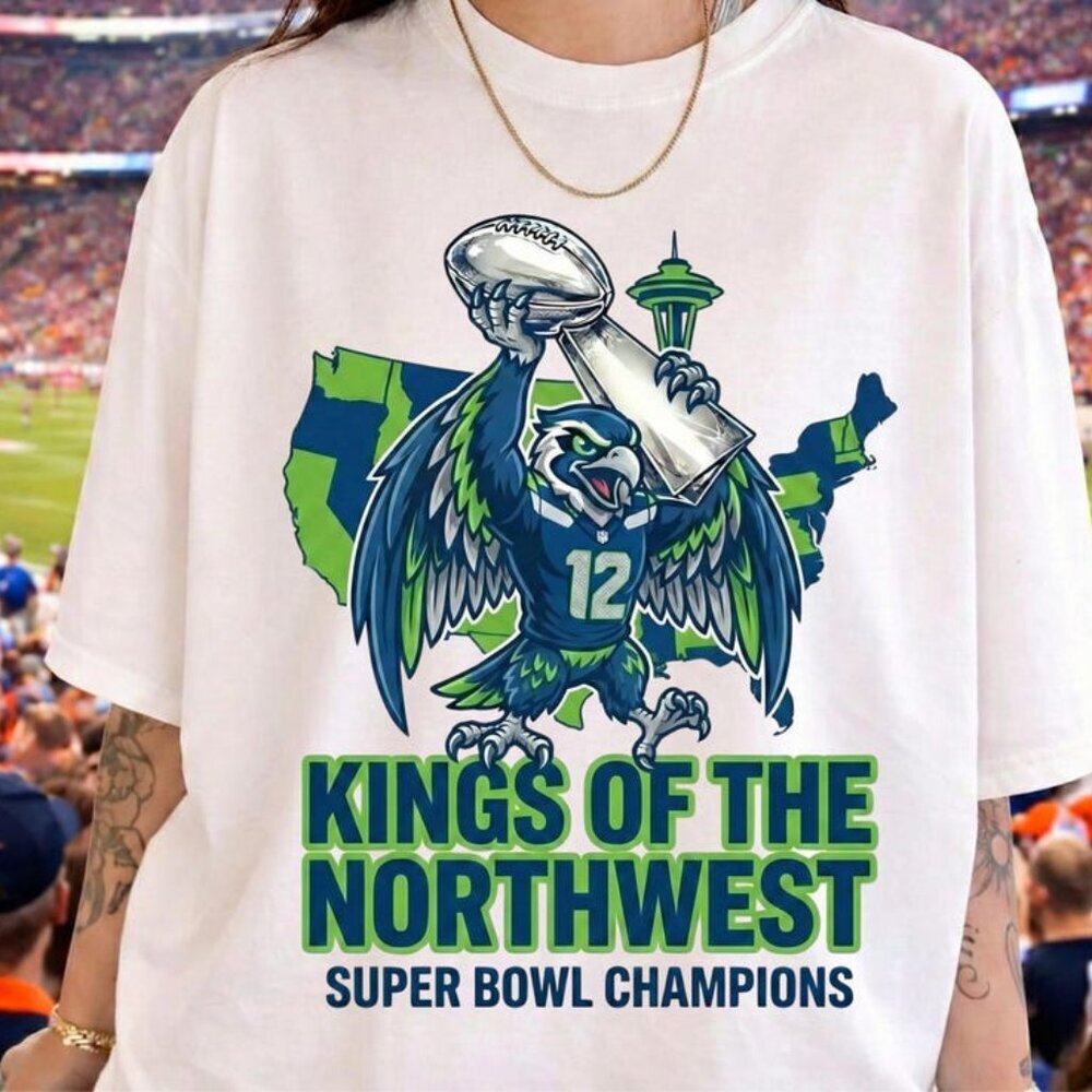 Seattle Football 2026 Champion Shirt Seattle Seahawks Fan Tee Super Bowl LX 90